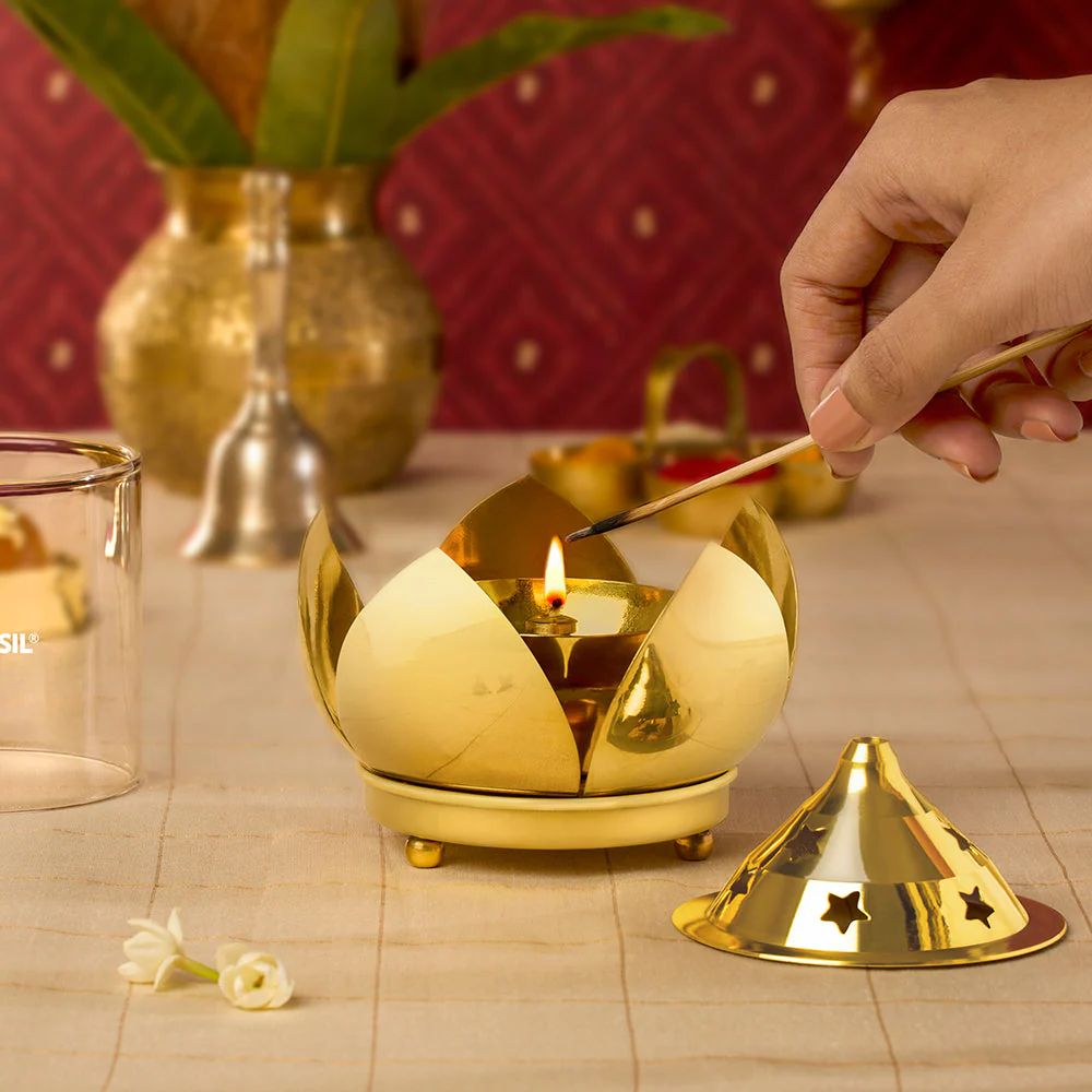 Borosil Shubh Akhand Diya, Medium