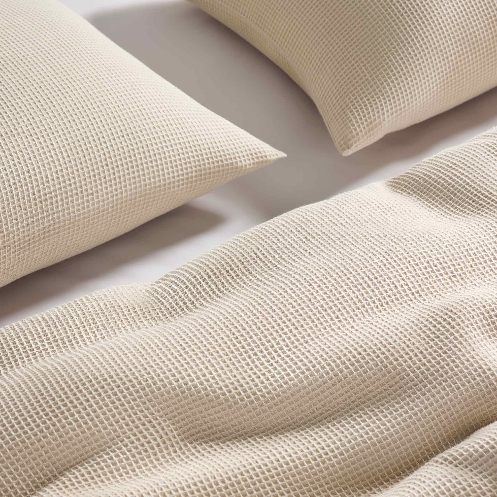 Micro Waffle Sham Set