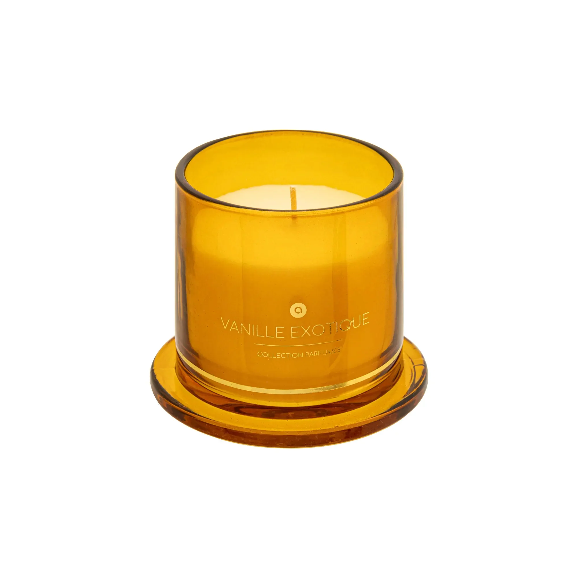 Atmosphera 240g Ilae Spicy Vanilla Scented Candle Yellow
