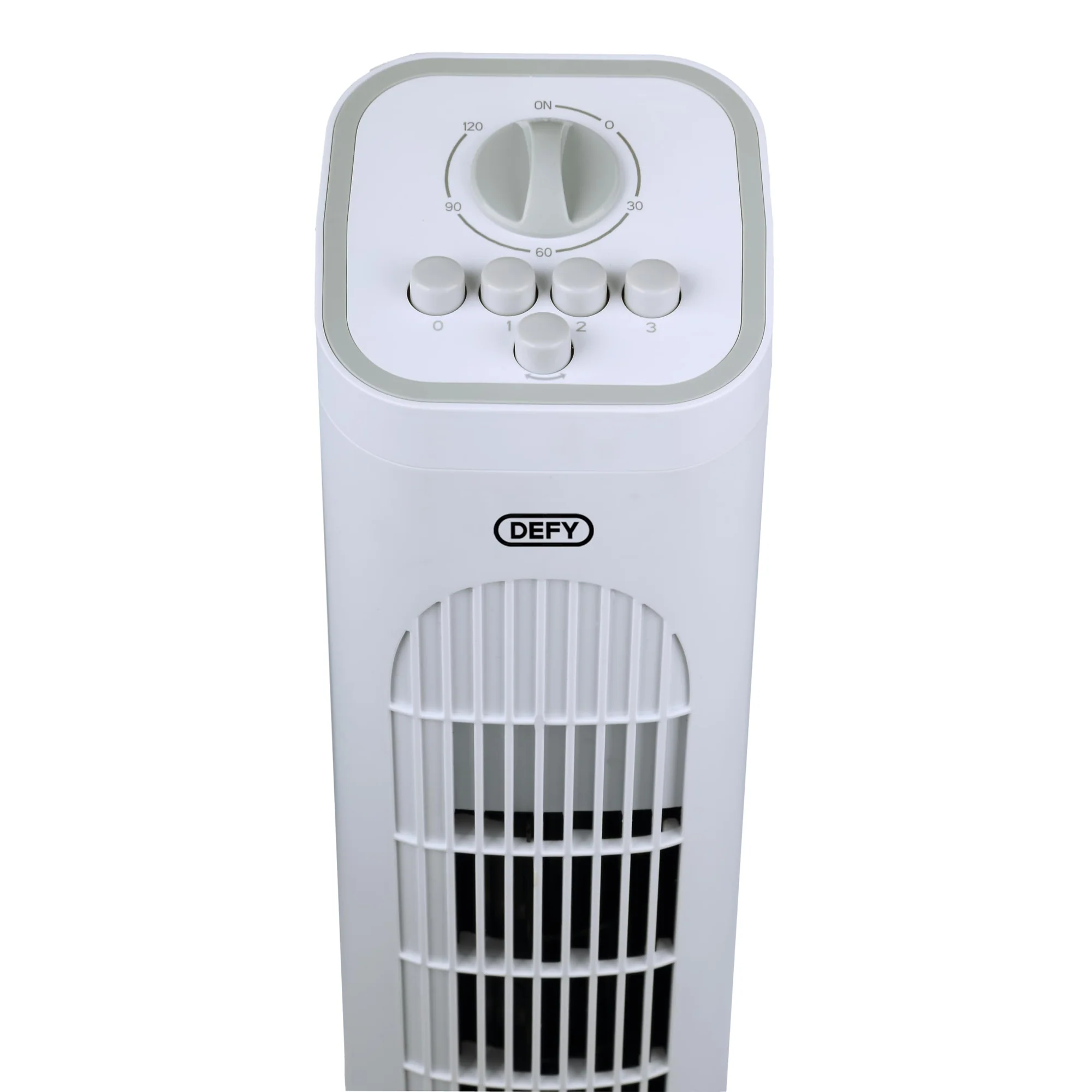Defy Mechanical Tower Fan White