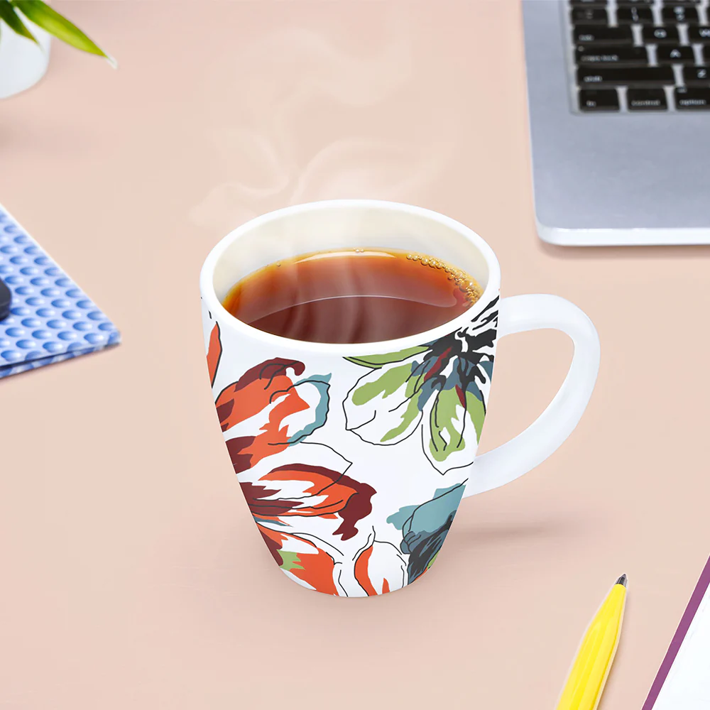 Larah by Borosil Bali Mug Set, 400ml x 2