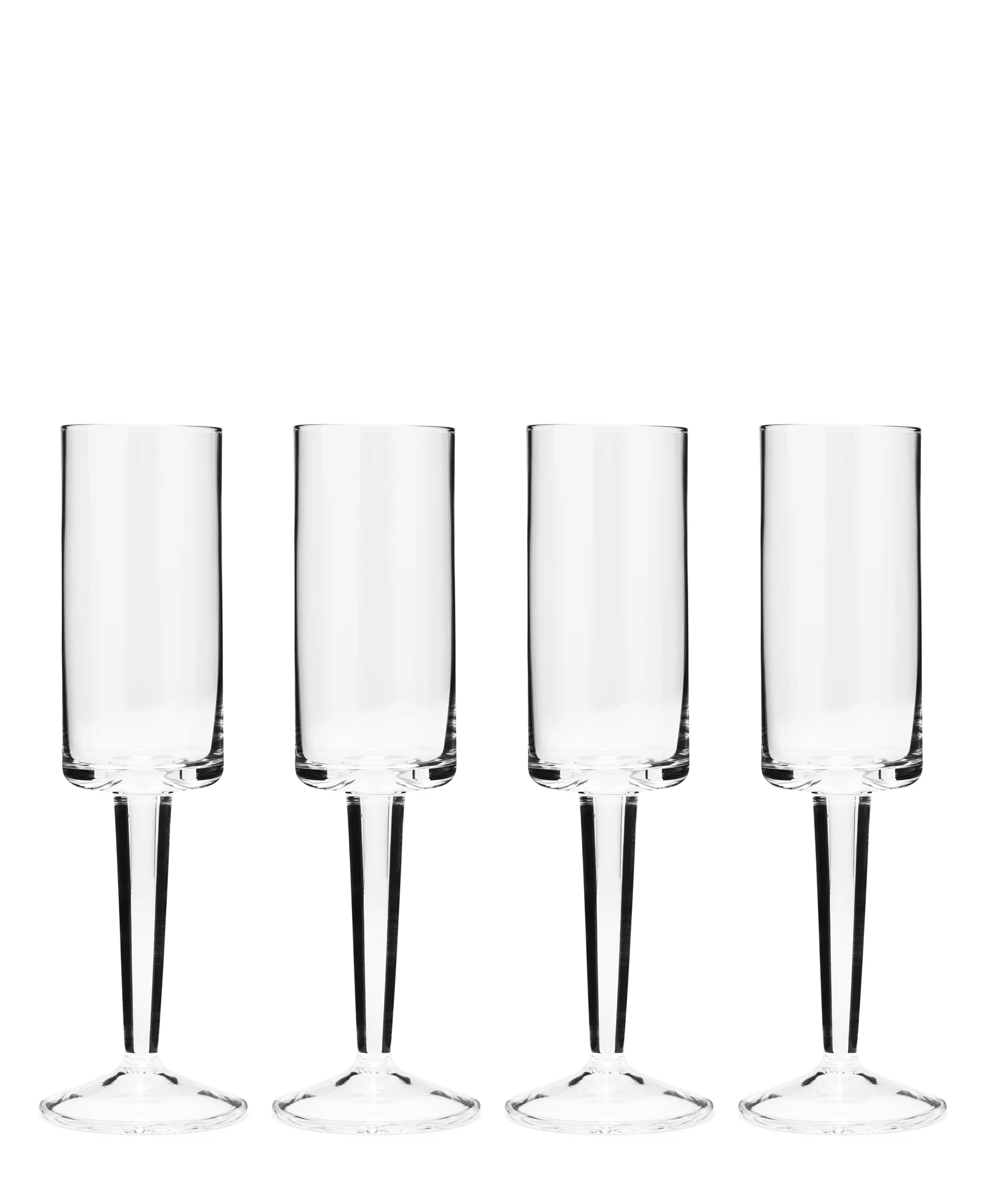 Carrol Boyes Champagne Flute Ascend 4 Piece - Clear