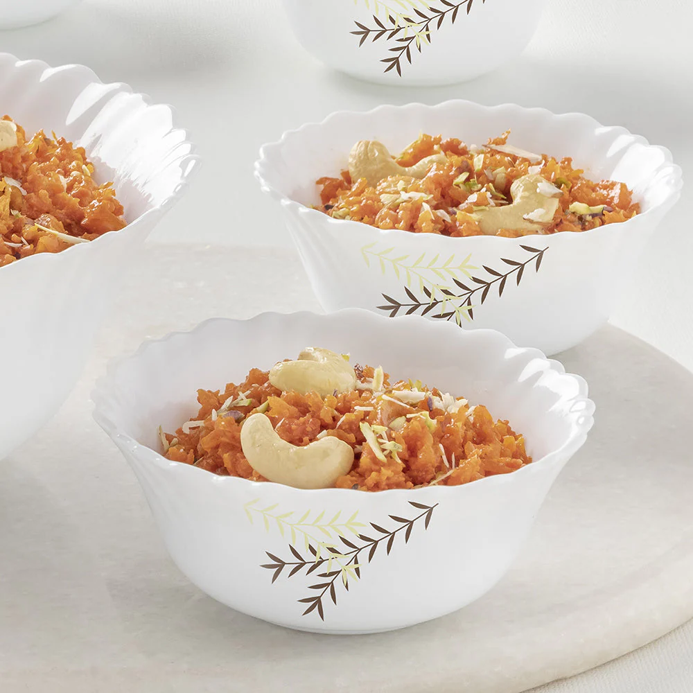 Larah by Borosil Oak Pudding Set, 7 pc (Small)