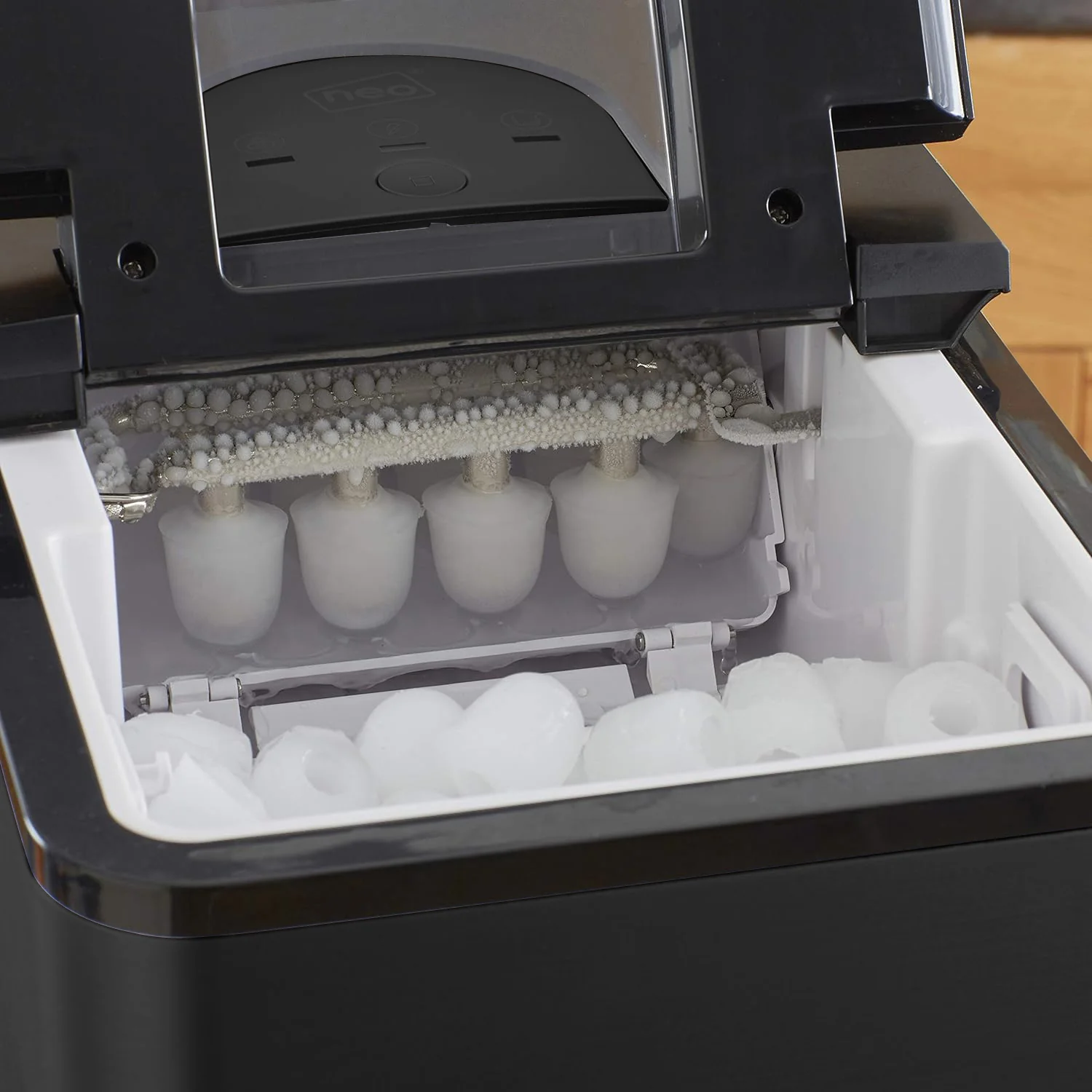 Neo Black 1.7L Electric Ice Cube Maker Machine