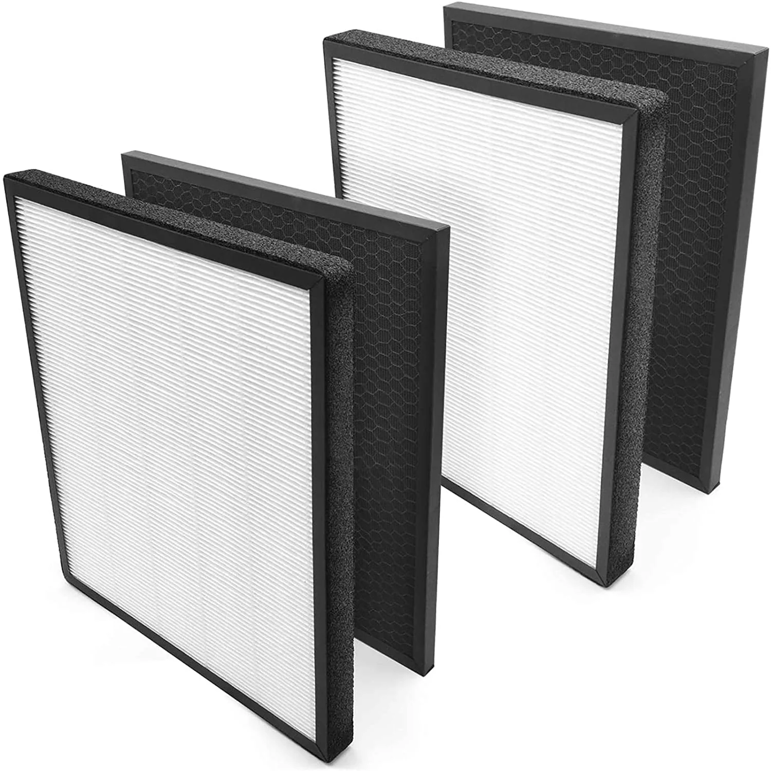 Air Purifier LV-PUR131 Replacement Filter True HEPA & Activated Carbon Filters Set, LV-PUR131-RF , (2 Pack)