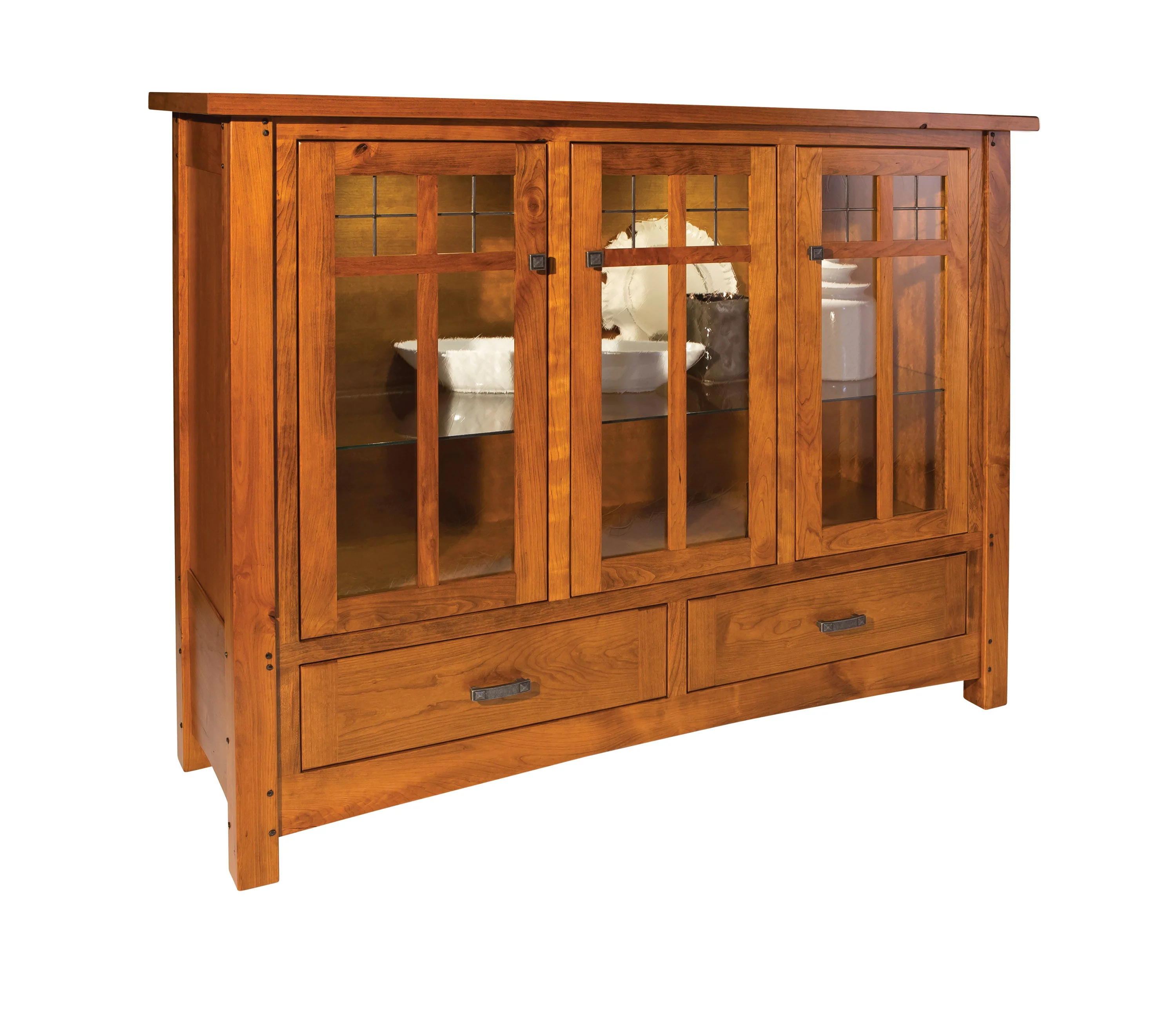 Amish Brunswick Two Drawer Three Door Buffet