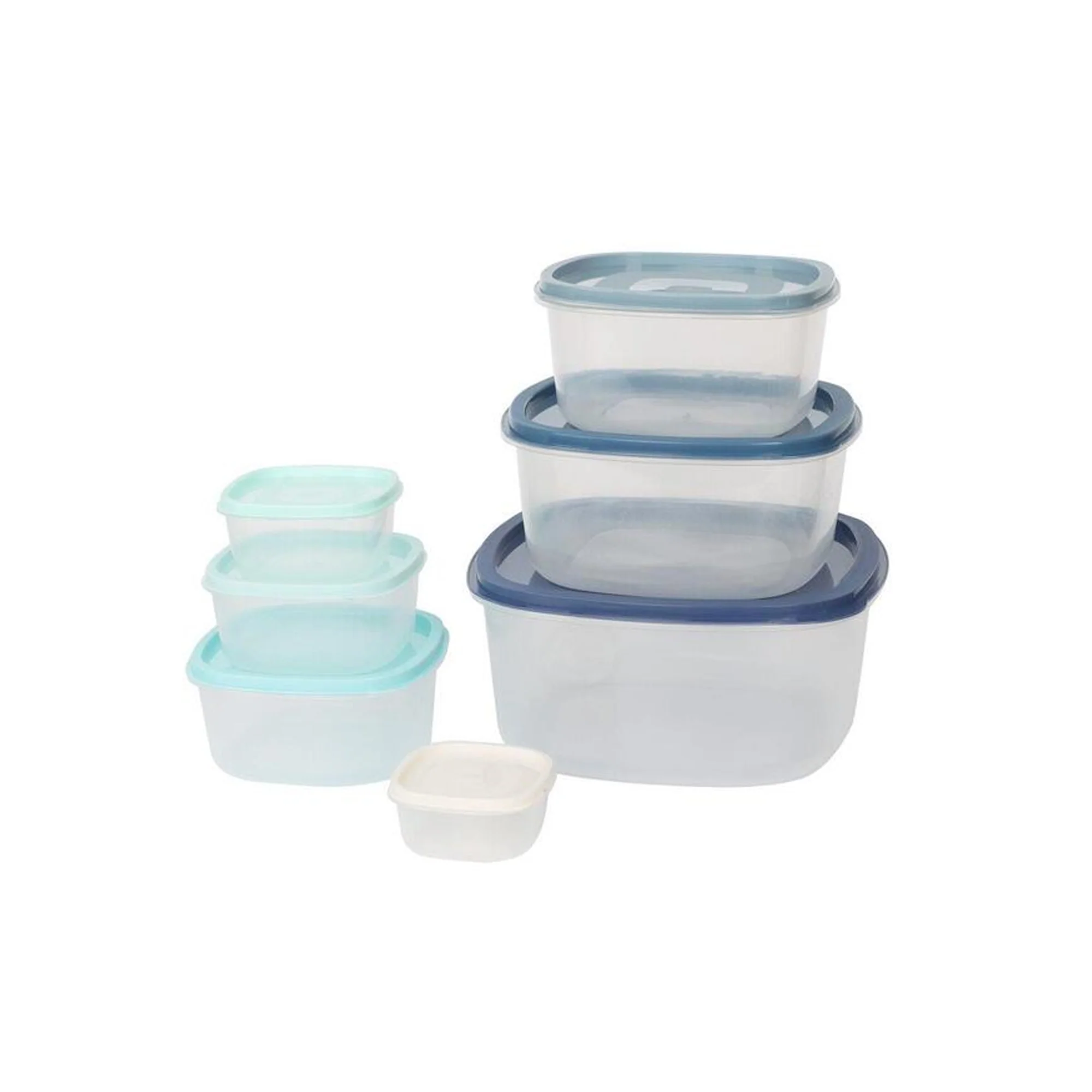 CH 7 Piece Oval Container Set Clear