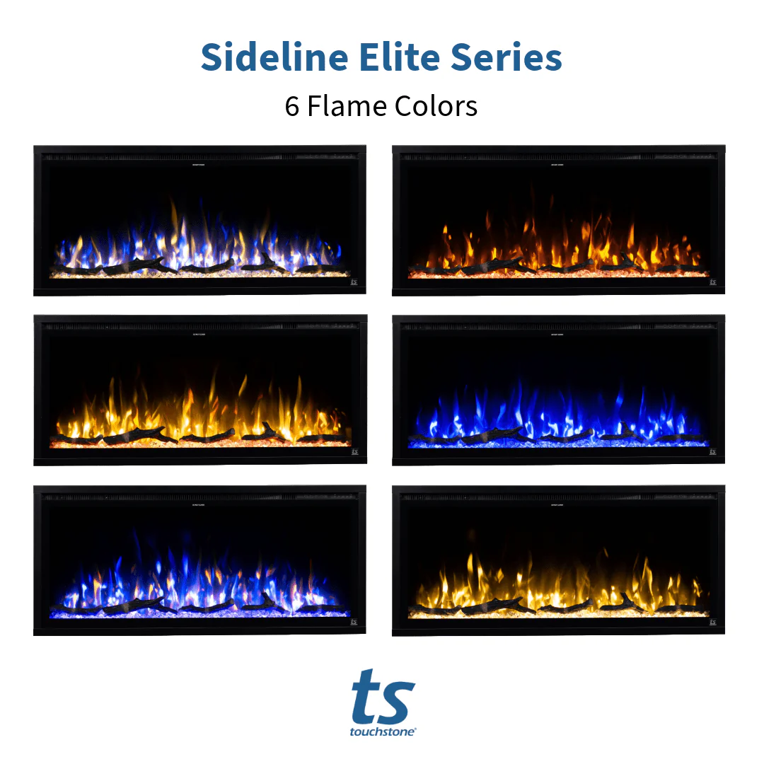 Sideline Elite 42 Inch Recessed Smart Electric Fireplace 80042