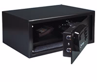 Challenger M8 Laptop Compatible In-Room Safe Black