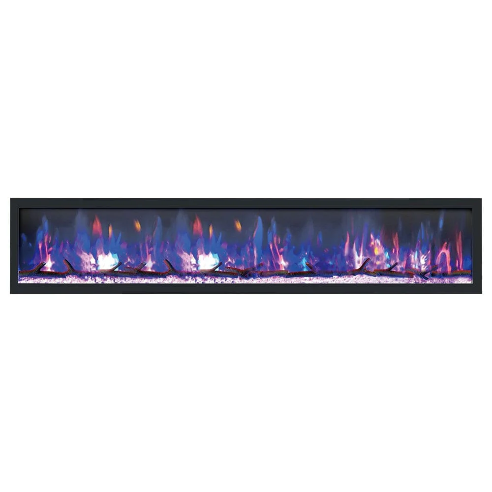 Dynasty 82-in Cascade Linear Electric Fireplace
