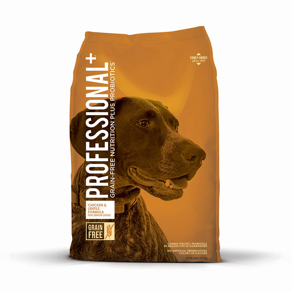 Professional+ Chicken & Lentils Formula for Senior Dogs 28 Lbs