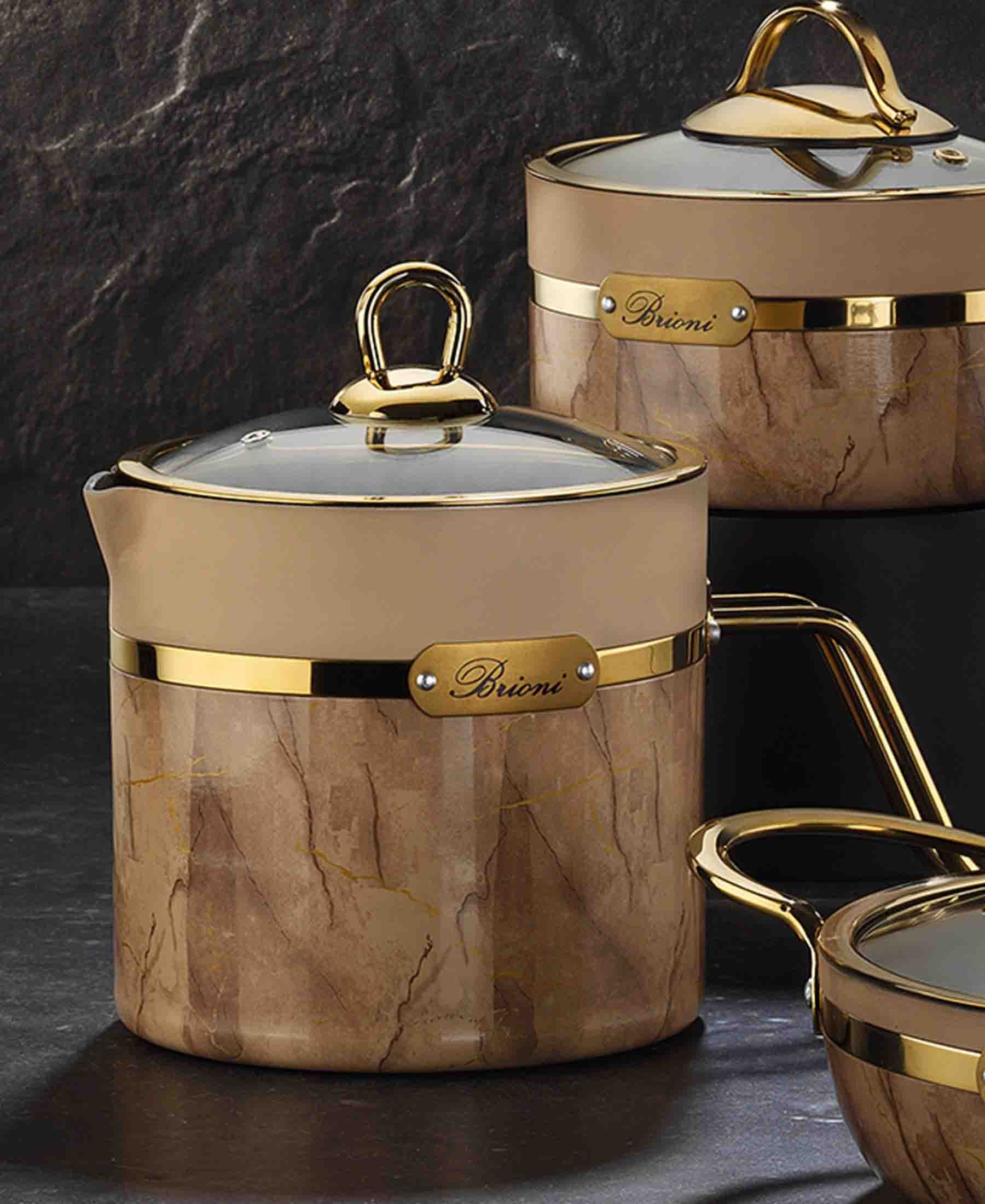 Brioni Selection 2L Granite Milk Pot - Beige