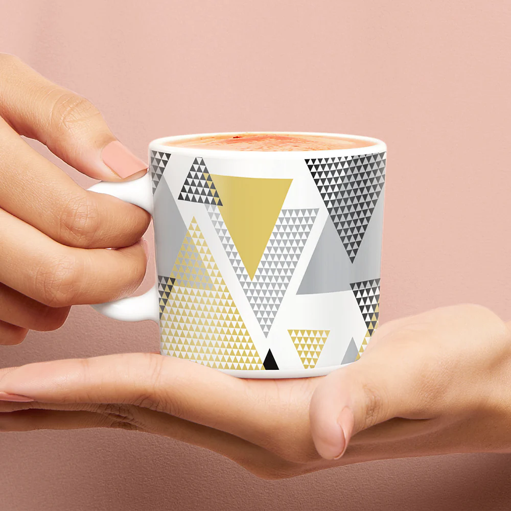 Larah by Borosil Nivaah Mug Set, 180ml x 6