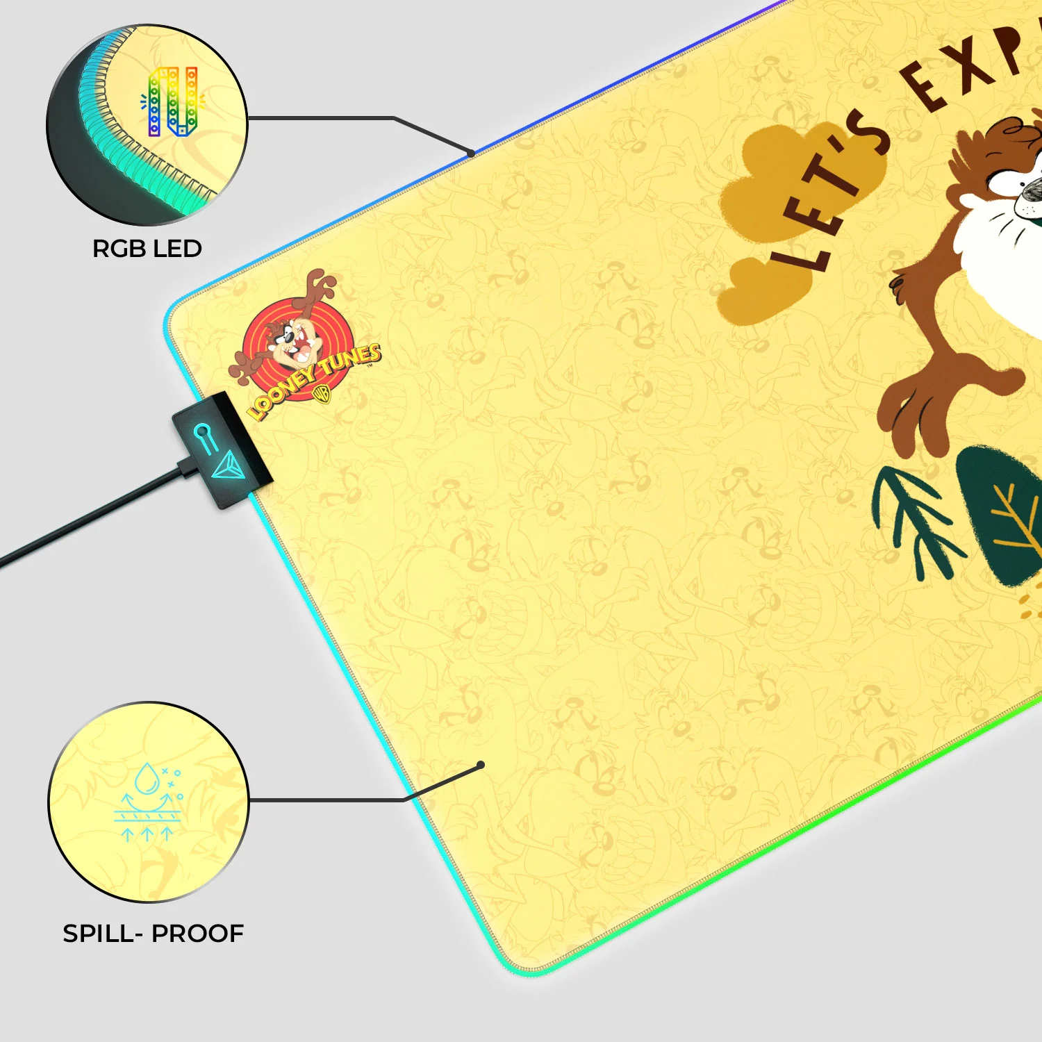 TAZ - The Tasmanian Devil Gaming Mouse Pad