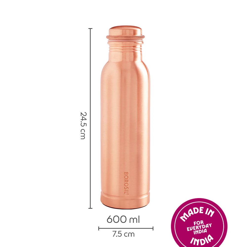 Thirtha-Plain Copper Bottle