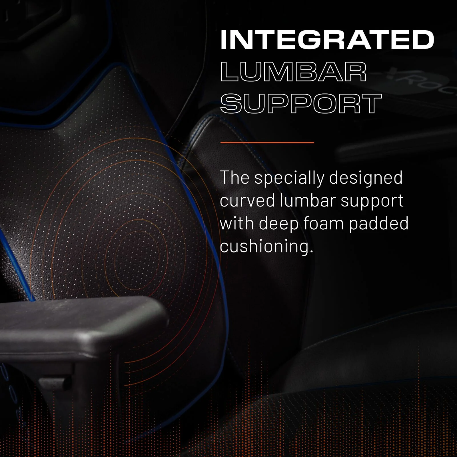 Drogon Ergonomic PC Office Gaming Chair - Black / Blue