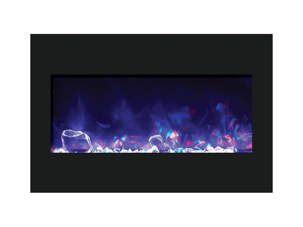 Amantii Zero Clearance Series 33-In Built-In Electric Fireplace
