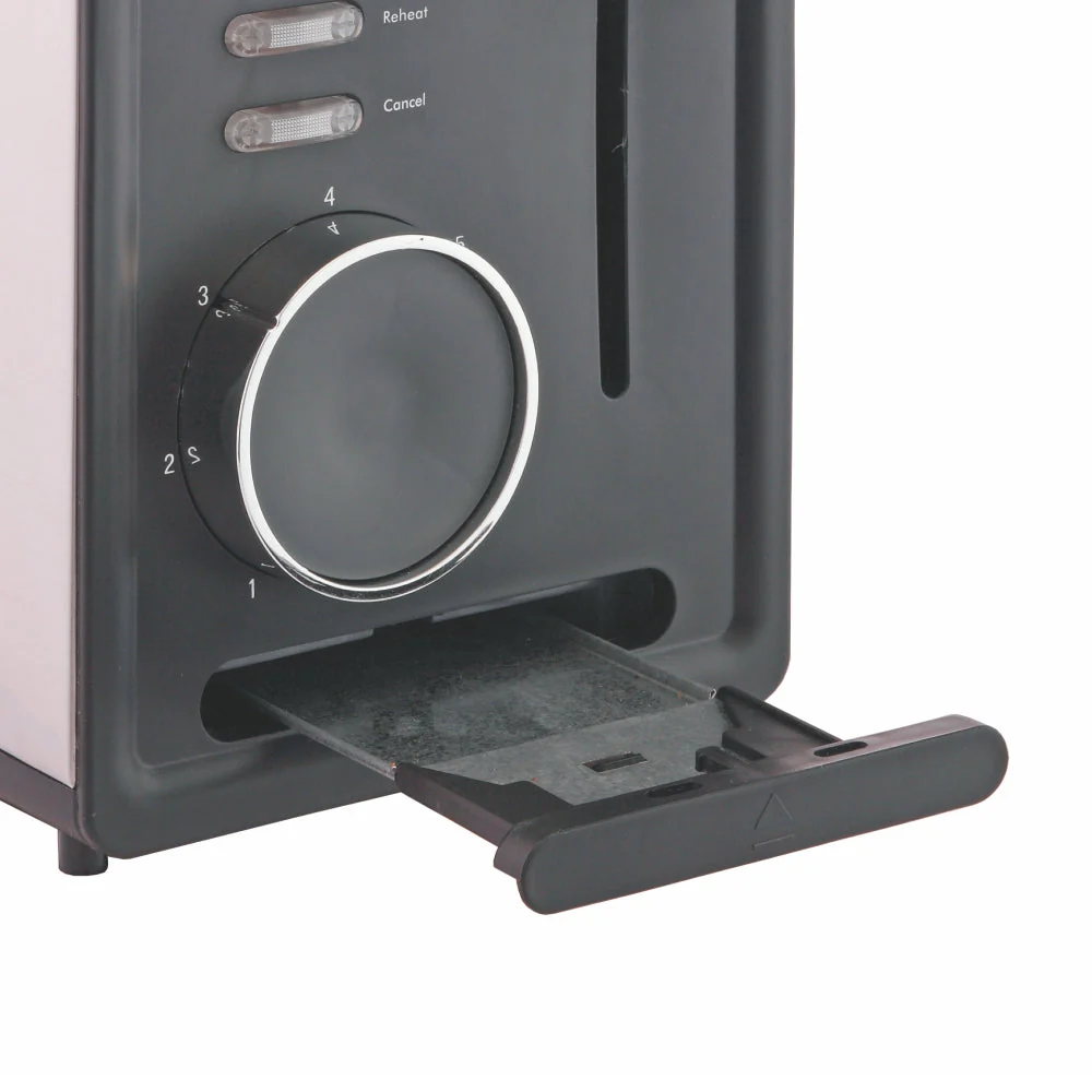 Borosil SS Krispy Pop-Up Toaster