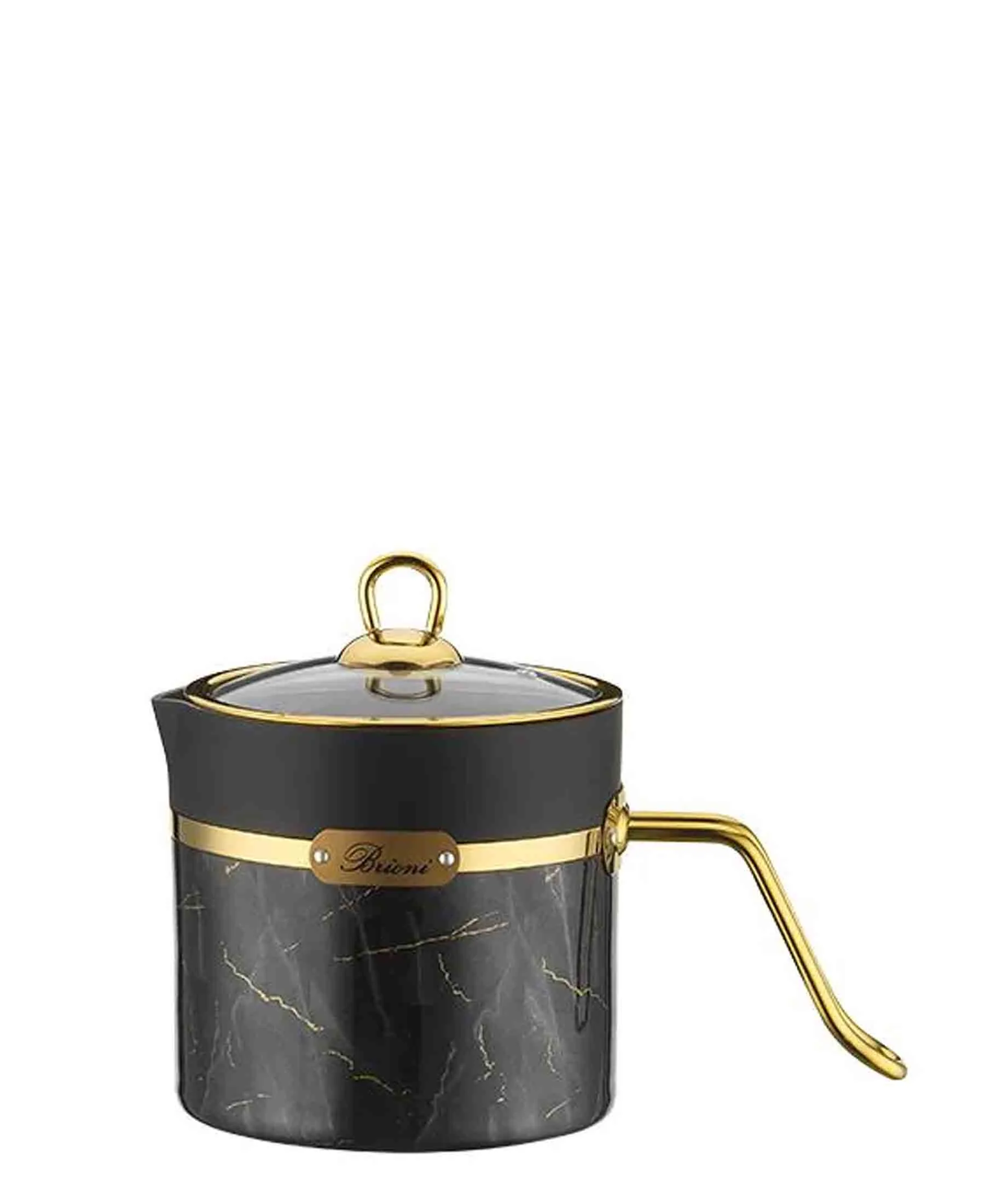 Brioni Selection 2L Granite Milk Pot - Black