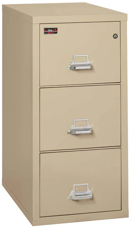FireKing 3-1943-2 Two-Hour Three Drawer Vertical Letter Fire File Cabinet