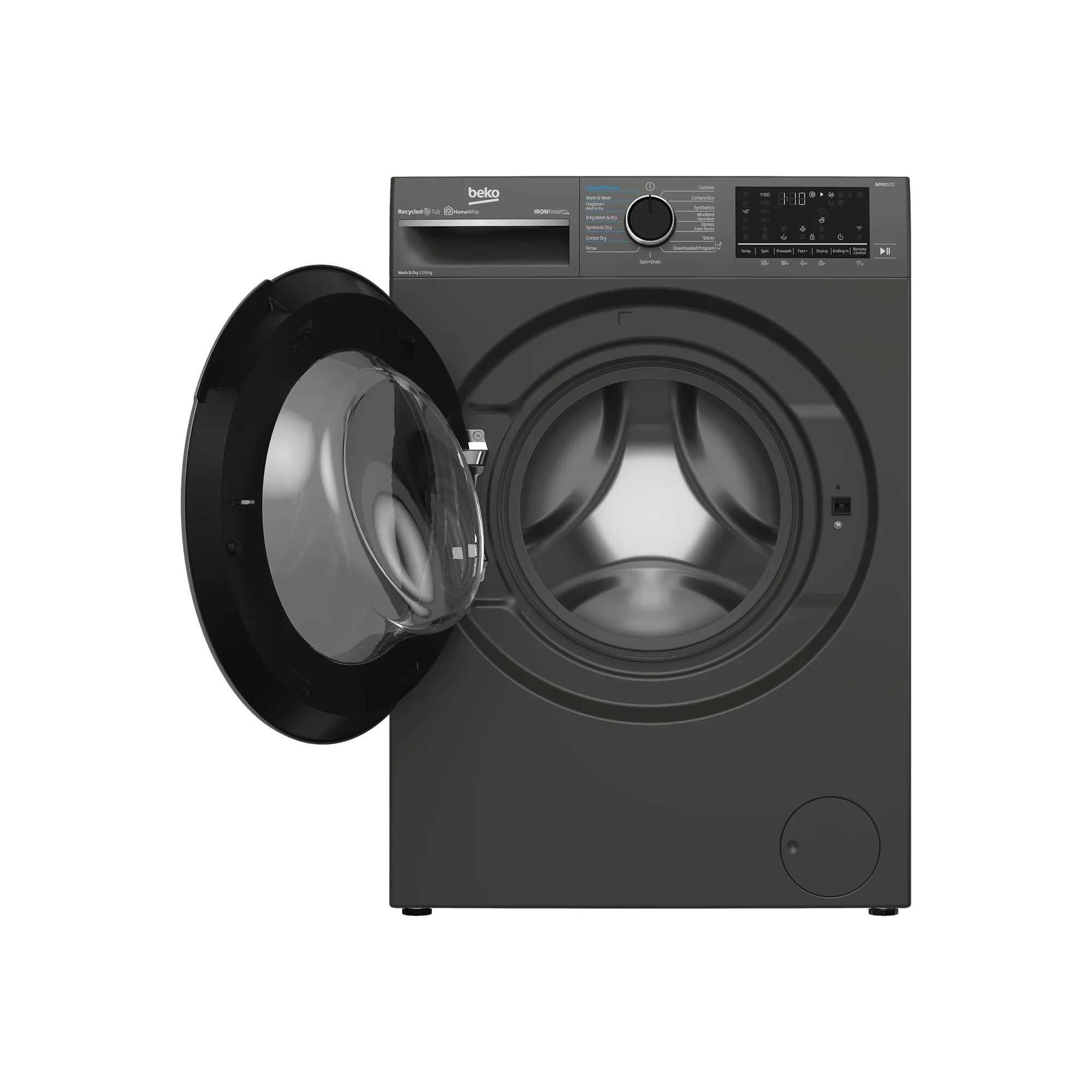 Beko 12/8kg Washer Dryer Manhattan Grey