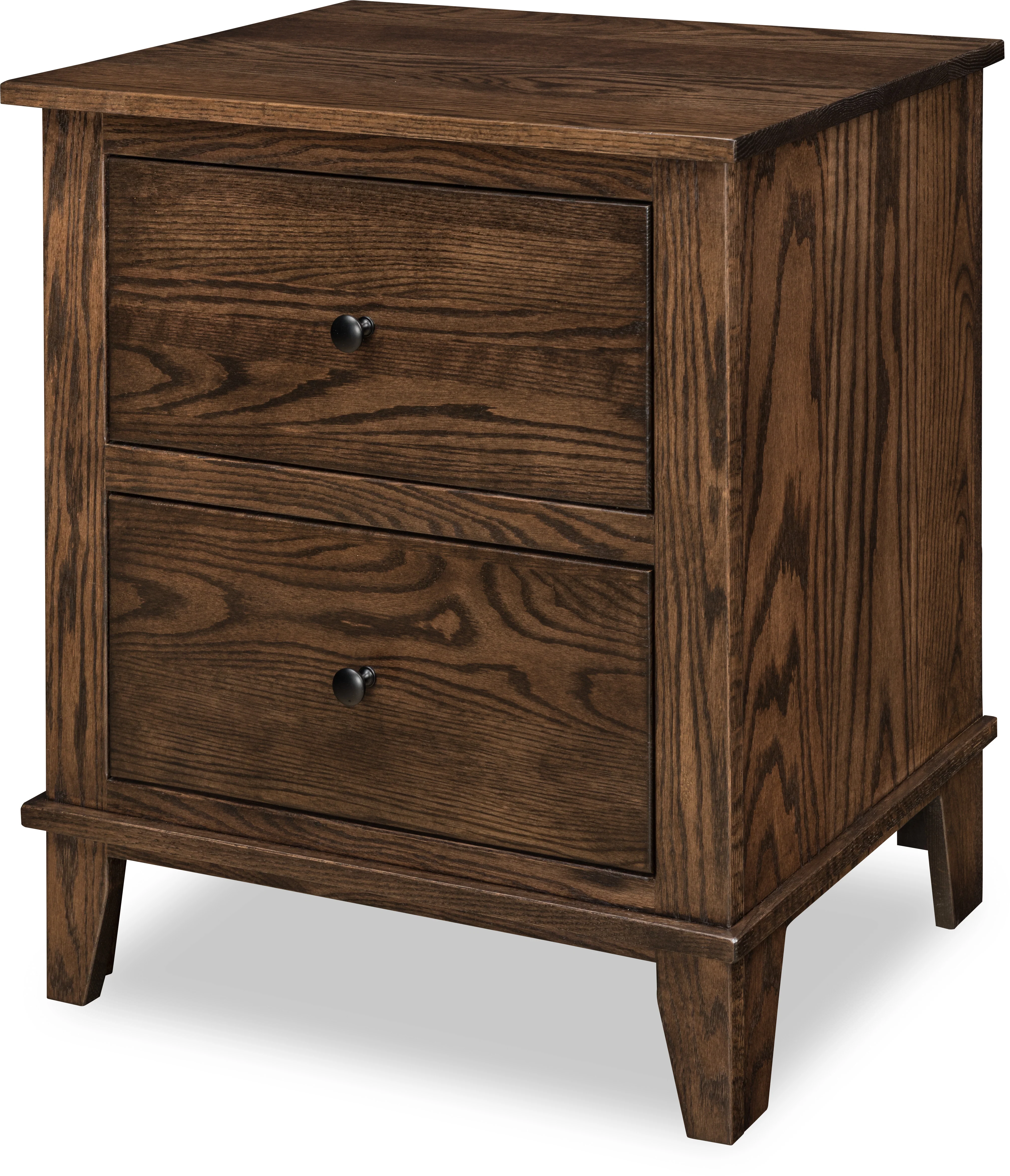 Amish McKenzie Two-Drawer Nightstand