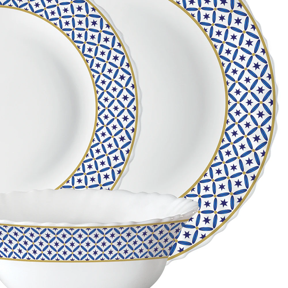 Larah by Borosil Juliet Dinner Set, 27 pc