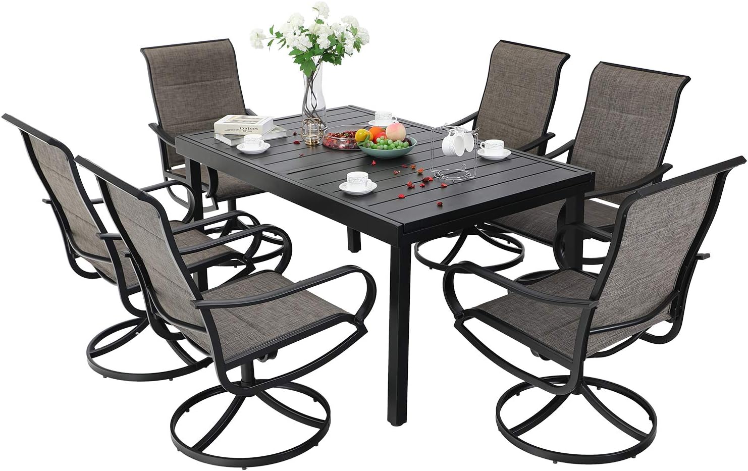 Metal Outdoor Patio Dining Furniture Set