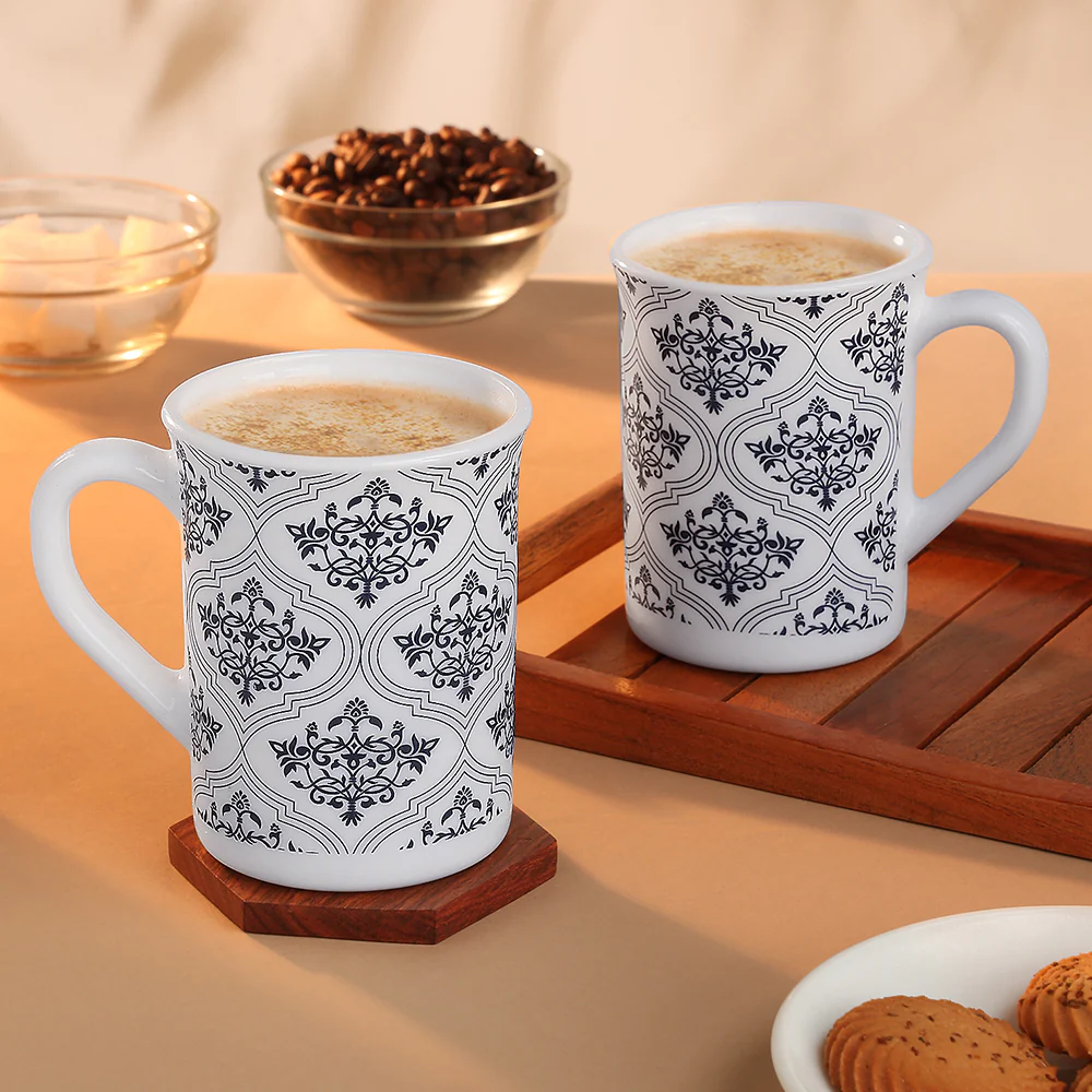 Larah by Borosil Sivas Blue Mug Set