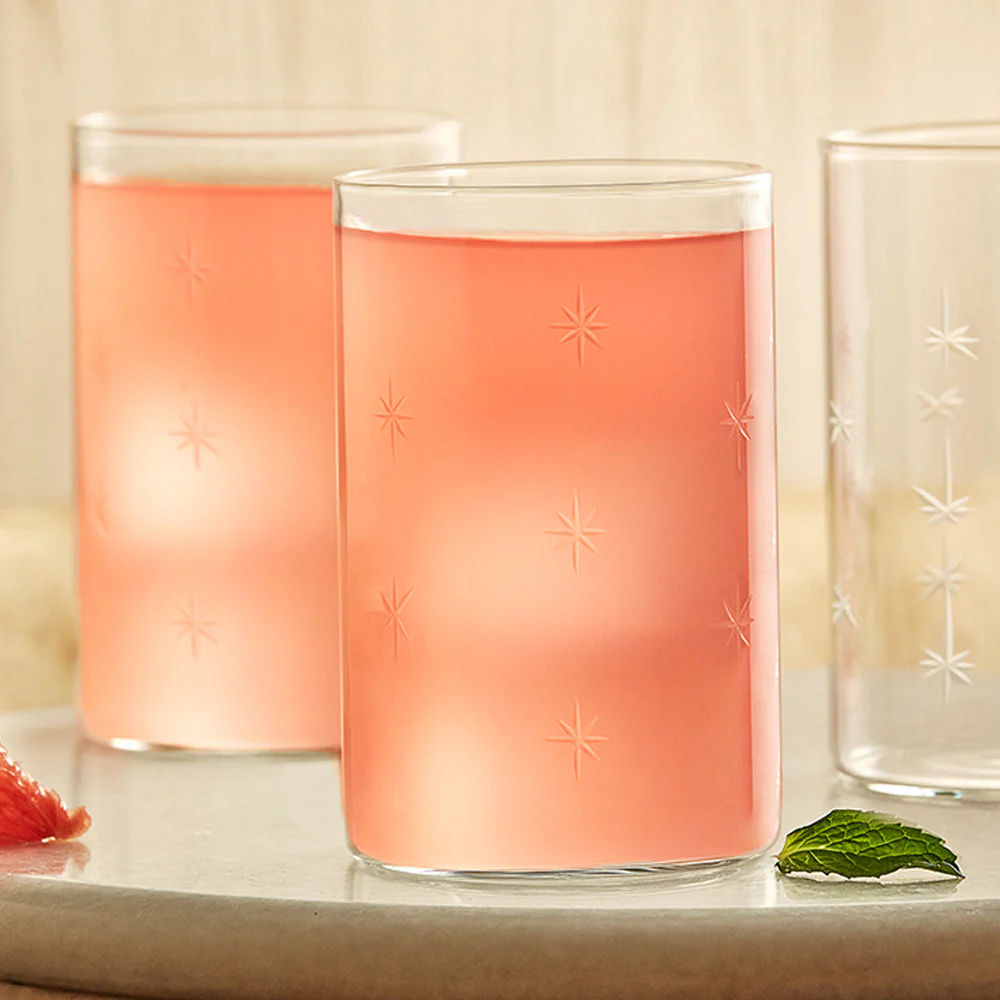 Borosil Galaxy Glass, Set of 6, 295ml