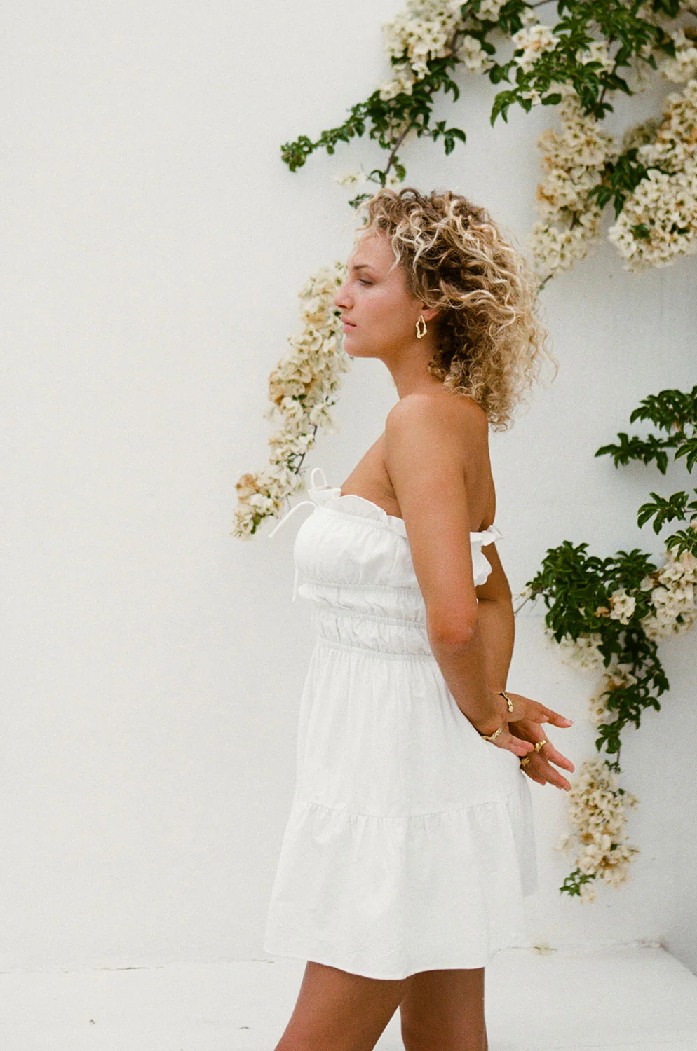 SAMPLE-Alaria Dress - White