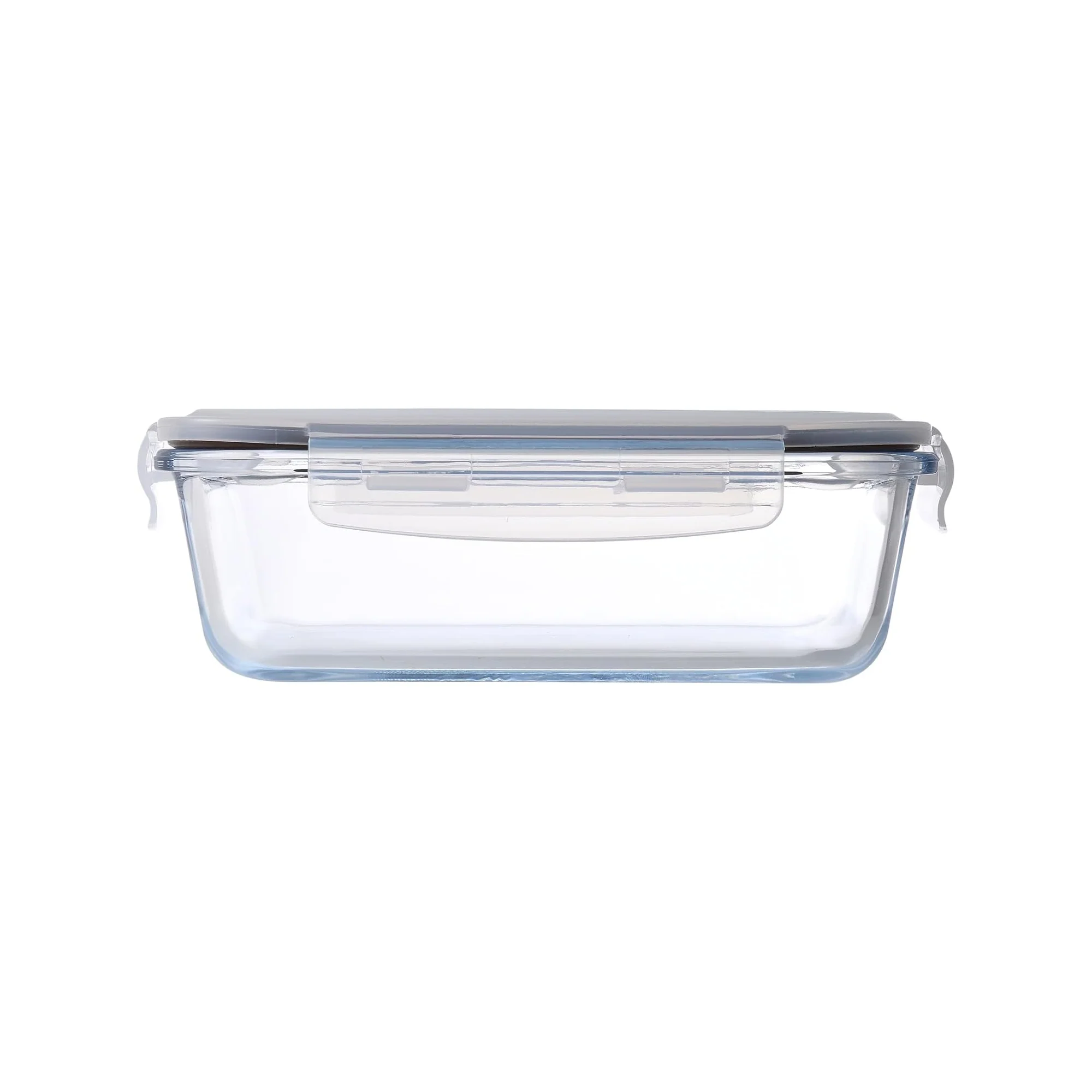 Aqua 1040ml Glass Food Container Clear