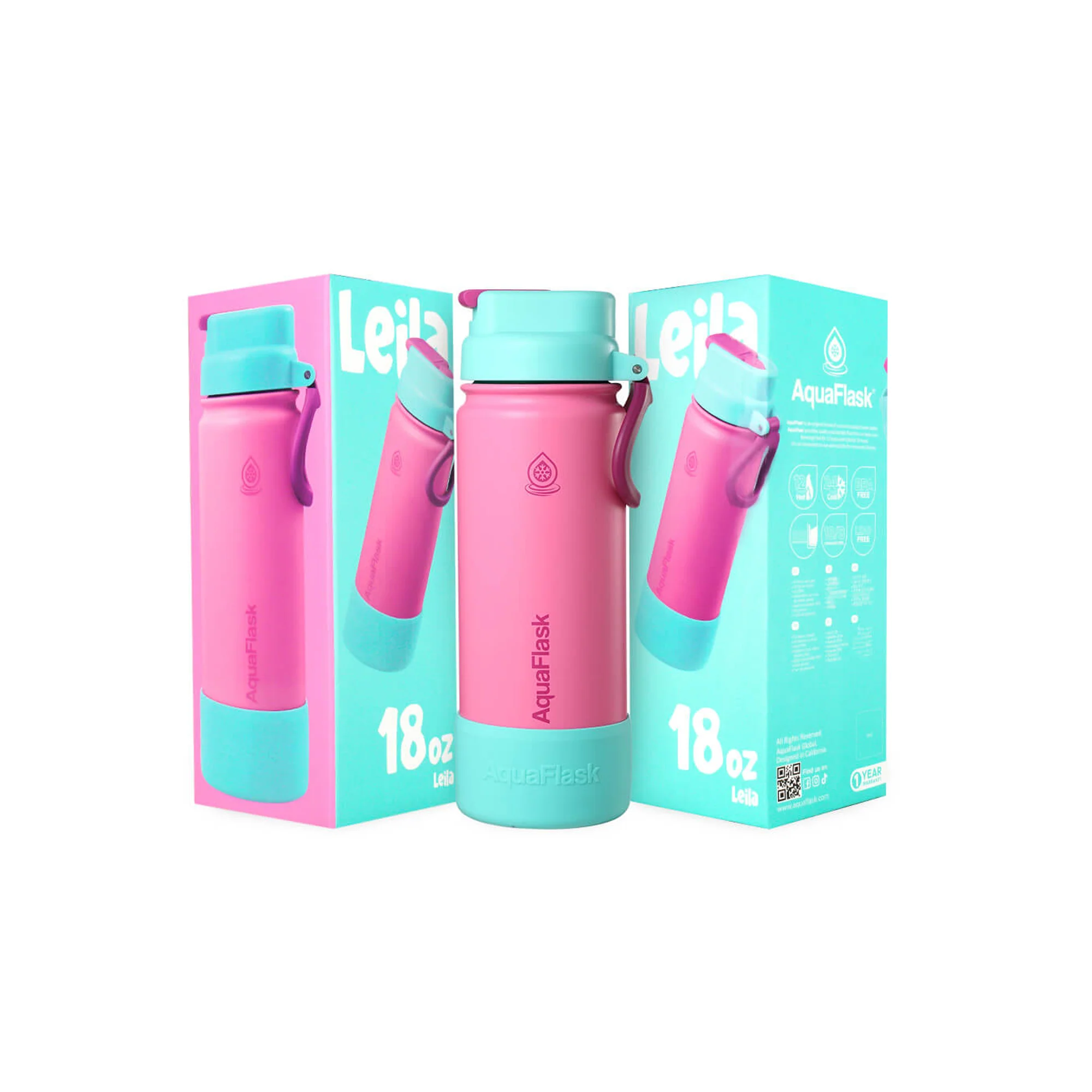 Aquaflask Kids Flipsip 532ml Flask Leila