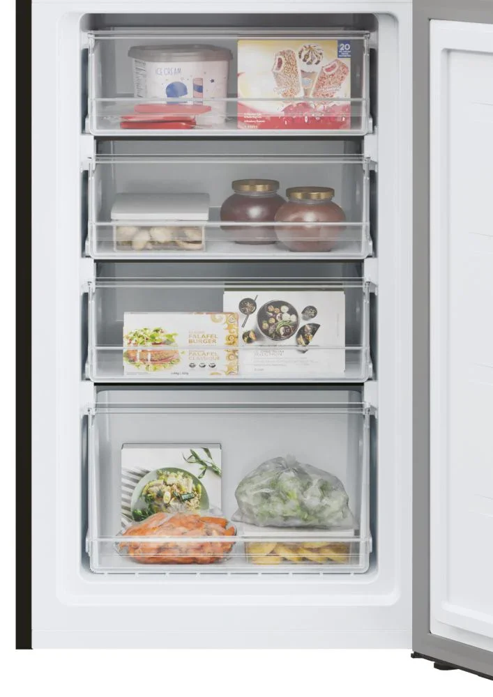 Hoover H-FRIDGE 300 Freestanding Fridge Freezer | HVT3CLECKIHB-1