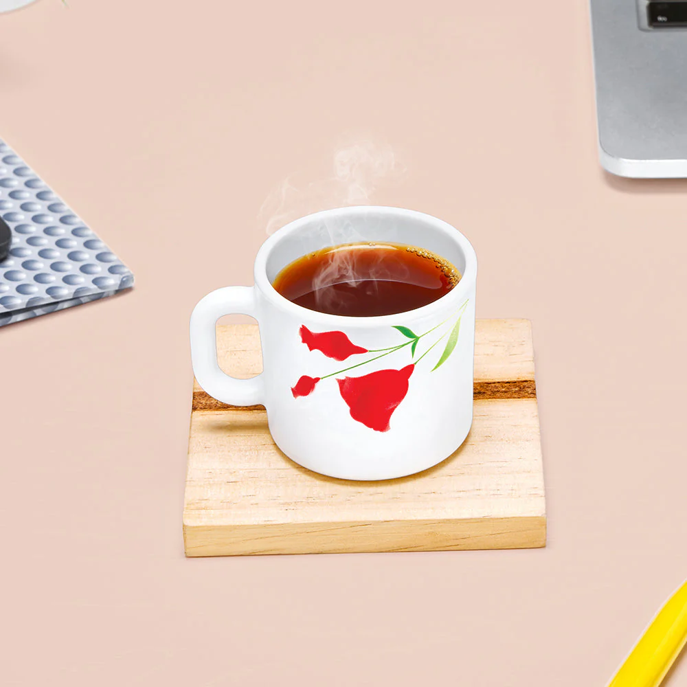 Larah by Borosil Diana Mug Set, 240ml x 2