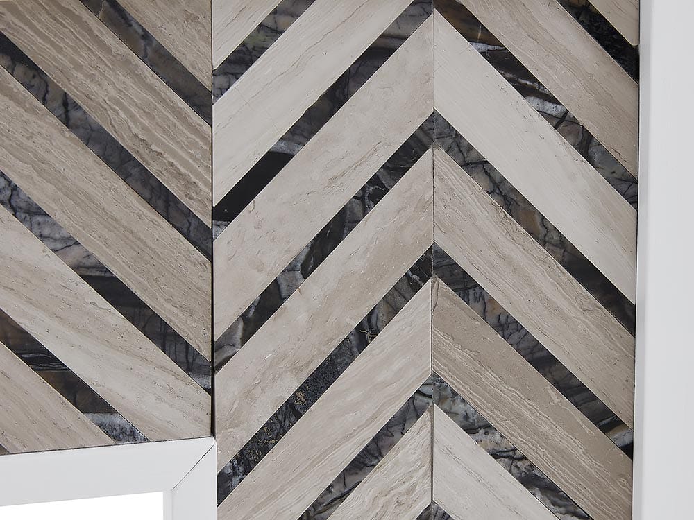 Hebbington Electric Fireplace Mantel Package in White w/ Smart Firebox