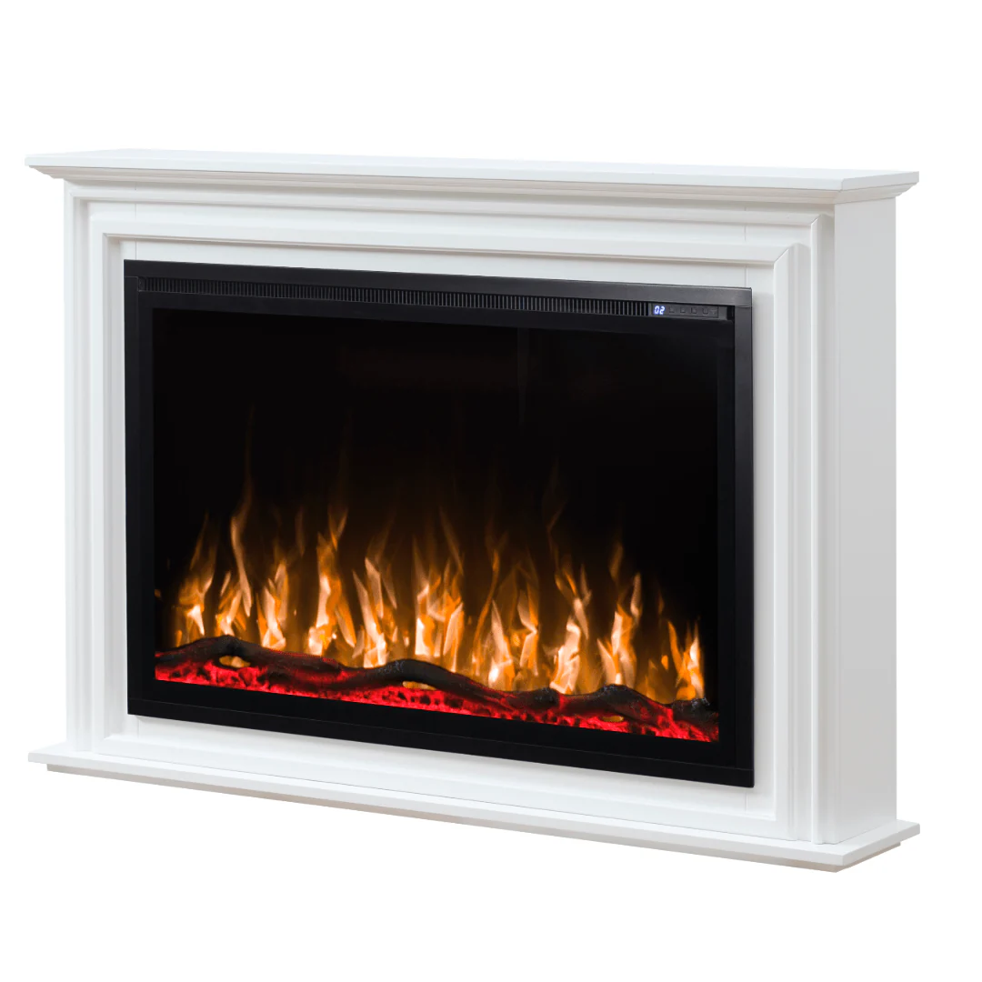 Sideline Elite Forte 40 Inch Smart Electric Fireplace with Encase Surround Mantel