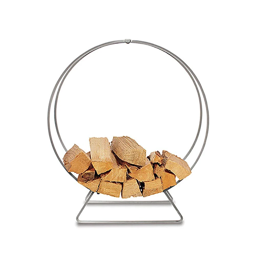 Log Hoop, Stainless Steel 36-in