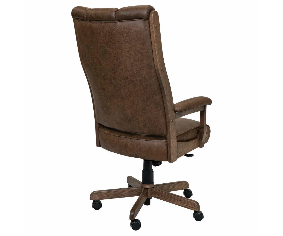 Amish Clark Executive Chair with Gas Lift