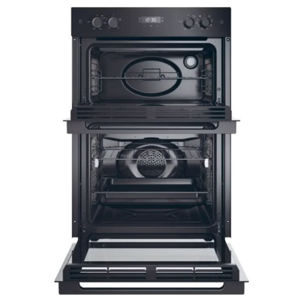 Haier Series 2 Built-In Double Oven with Steam | Black | HWO9M2M5B