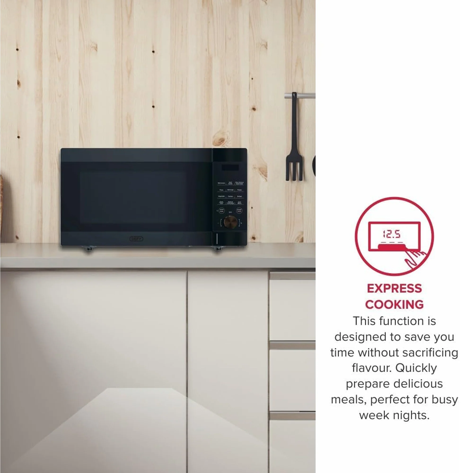 Defy 34L Digital Grill Microwave Grey