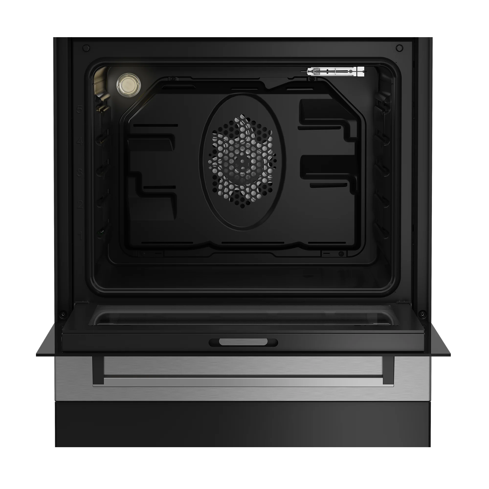 Beko 60cm Multifunction Vitroceramic Freestanding Stove Inox