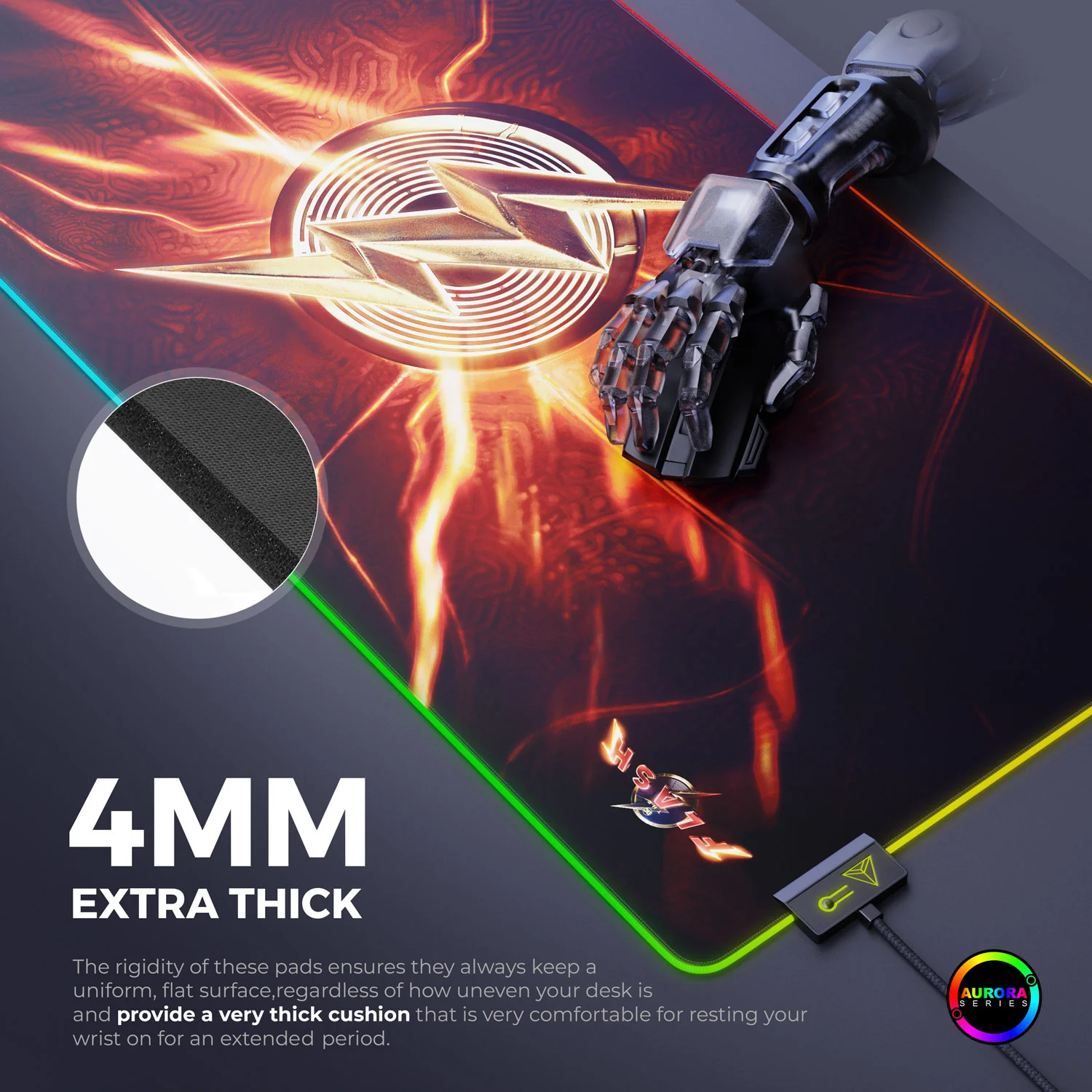 The Flash Gaming Mouse Pad