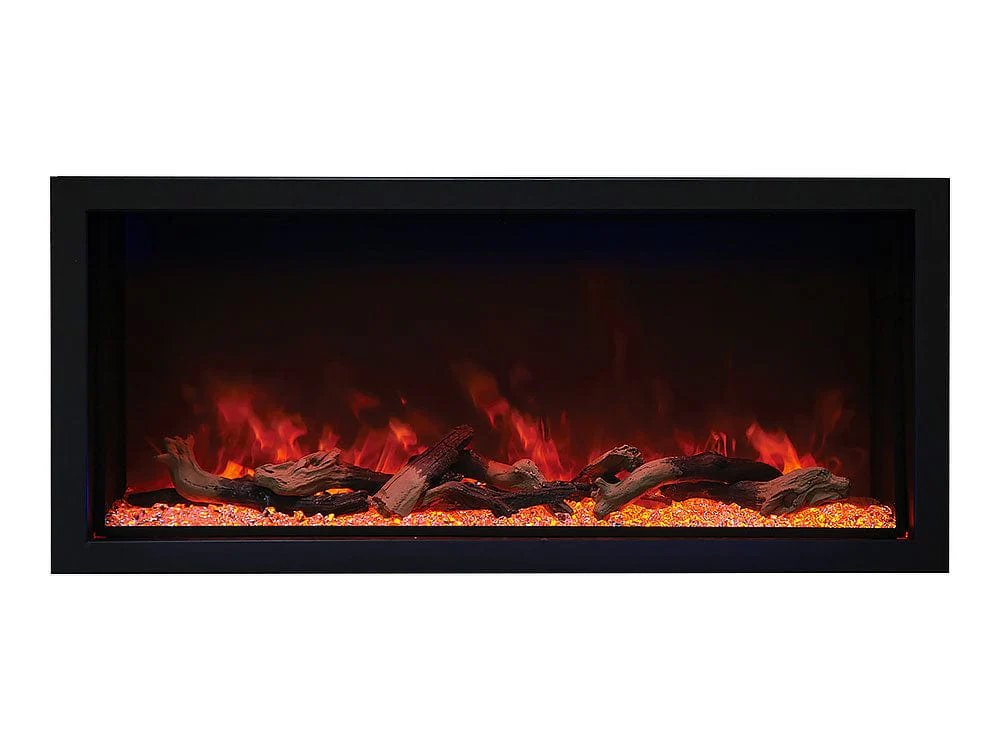 Amantii Panorama Series Indoor/Outdoor 50-In Deep XT Built-In Electric Fireplace