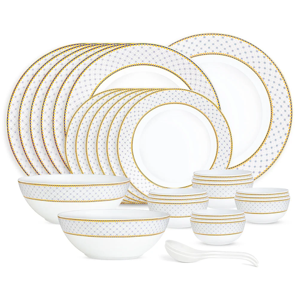 Larah By Borosil Kosmia Dinner Set, 29 pc