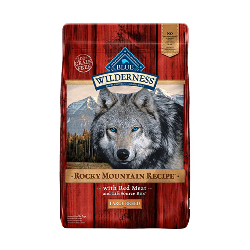 Blue Buffalo® Wilderness™ Rocky Mountain Recipe™ Grain Free Red Meat Large Breed Adult Dog Food 22 Lbs