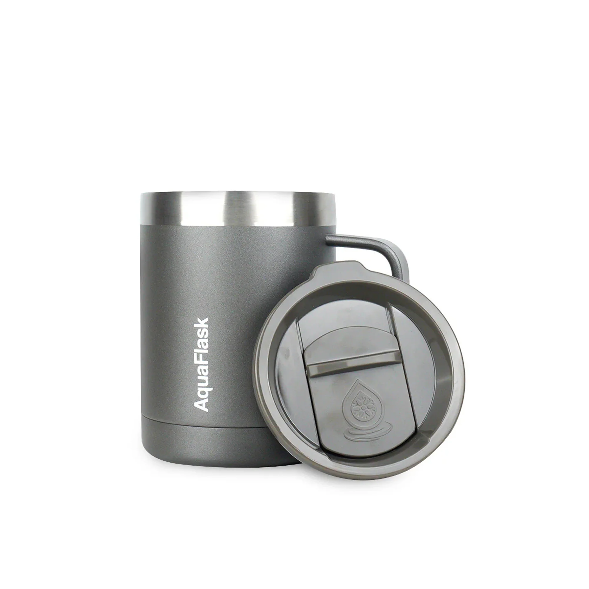 Aquaflask 415ml Travel Mug Gun Metal