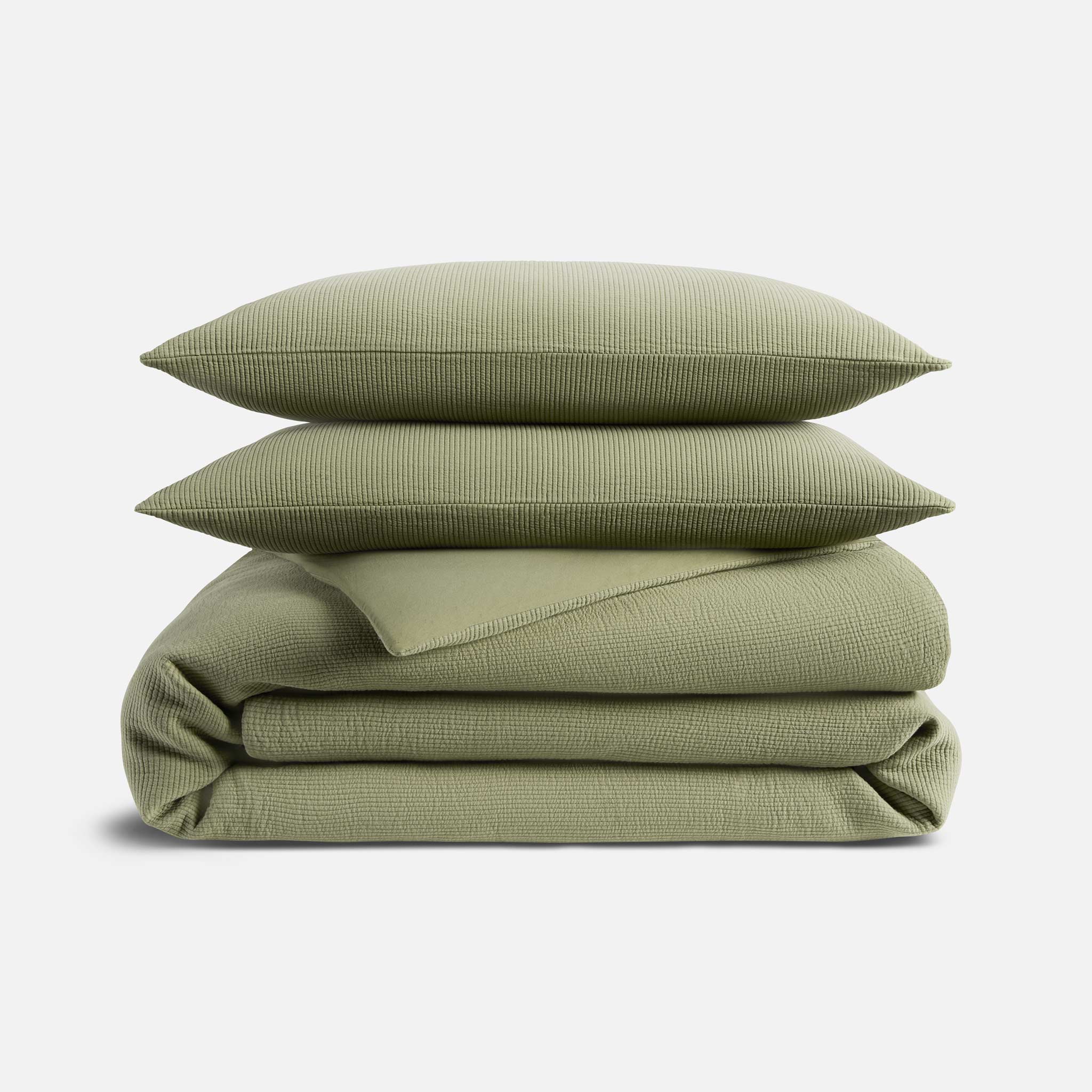 Ribbed Matelasse Duvet Set