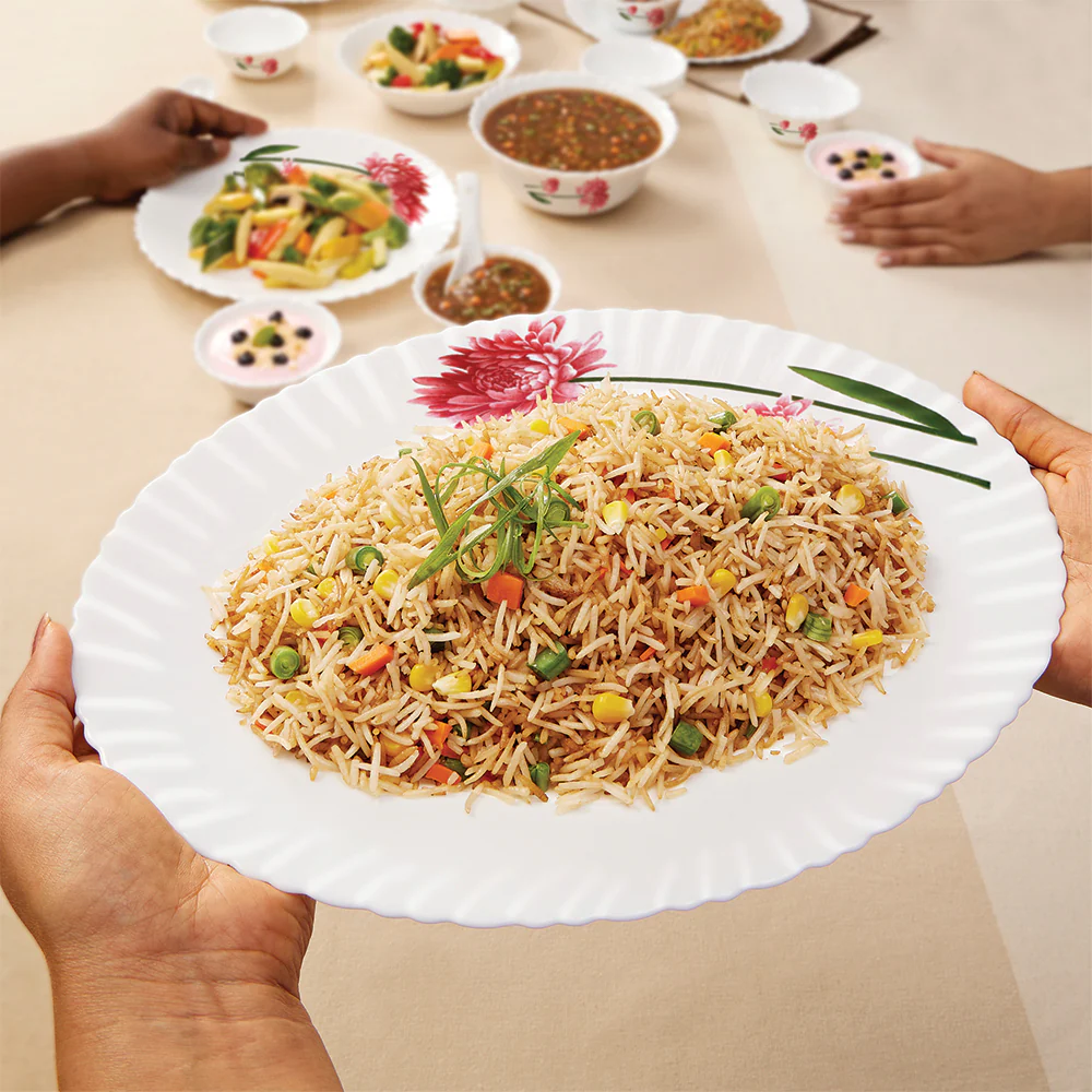 Larah by Borosil Belle Dinner Set, 12 pc