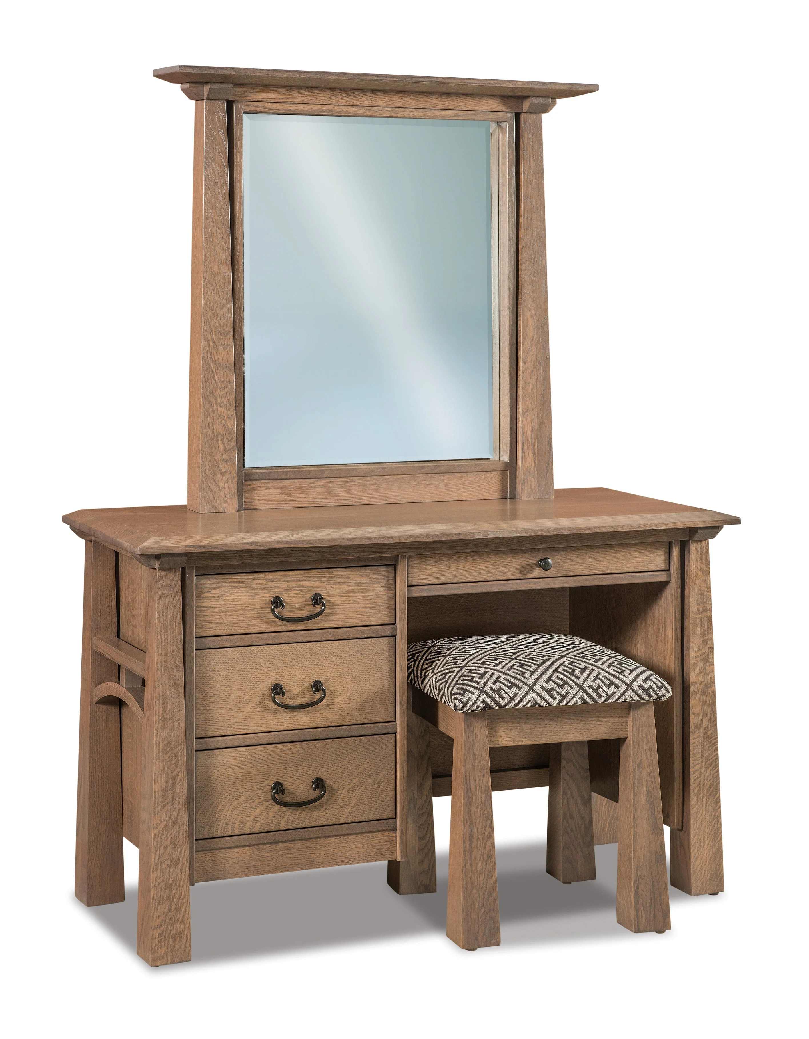 Amish Artesa Four Drawer Vanity Dresser